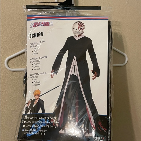 (NEW) Ichigo Hollow Form kids Costume - Picture 1 of 4